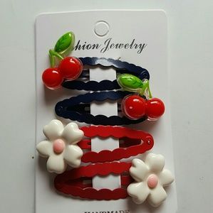 Gymboree cherry clips